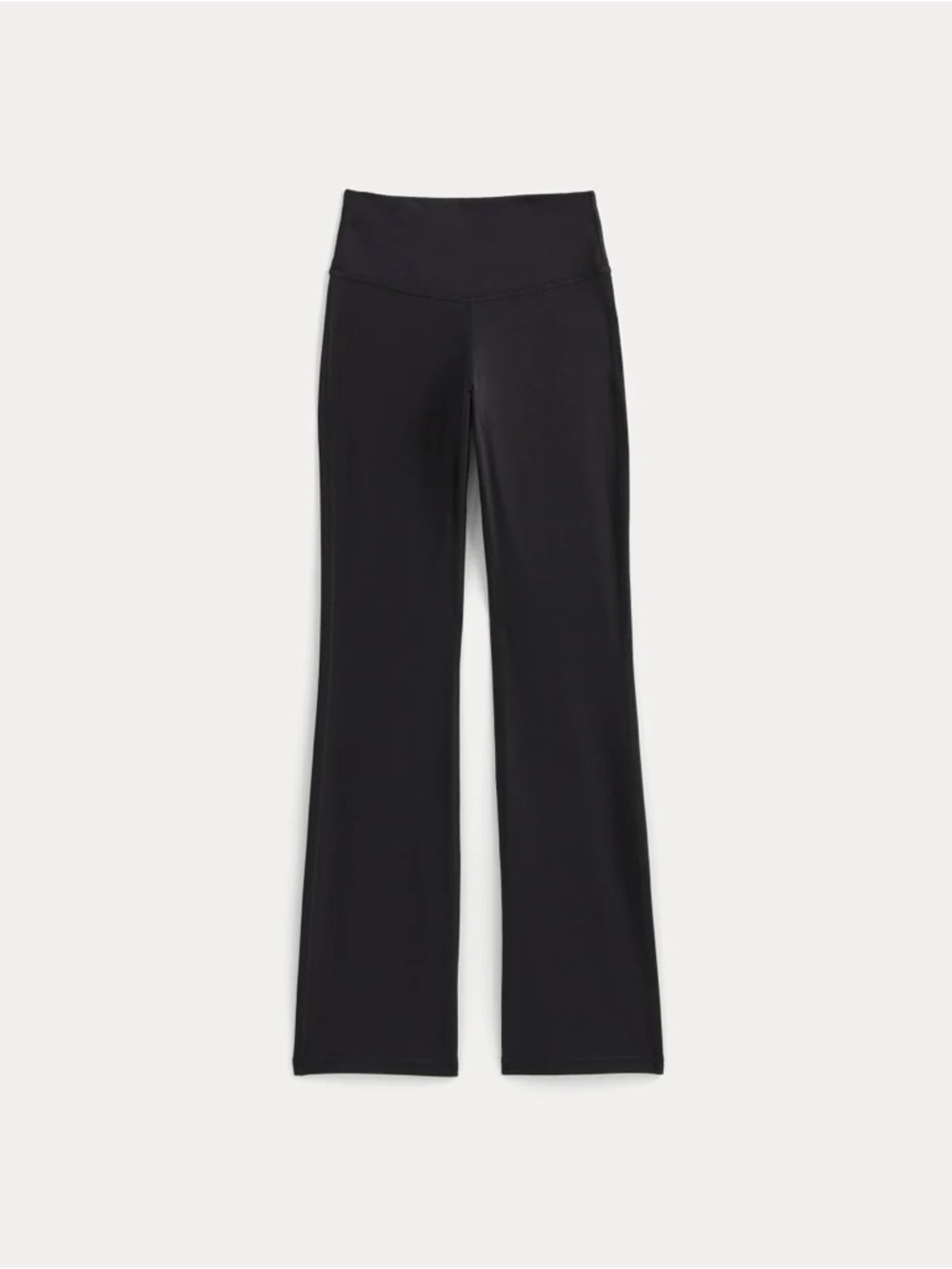 High-Rise Black Flare Pants